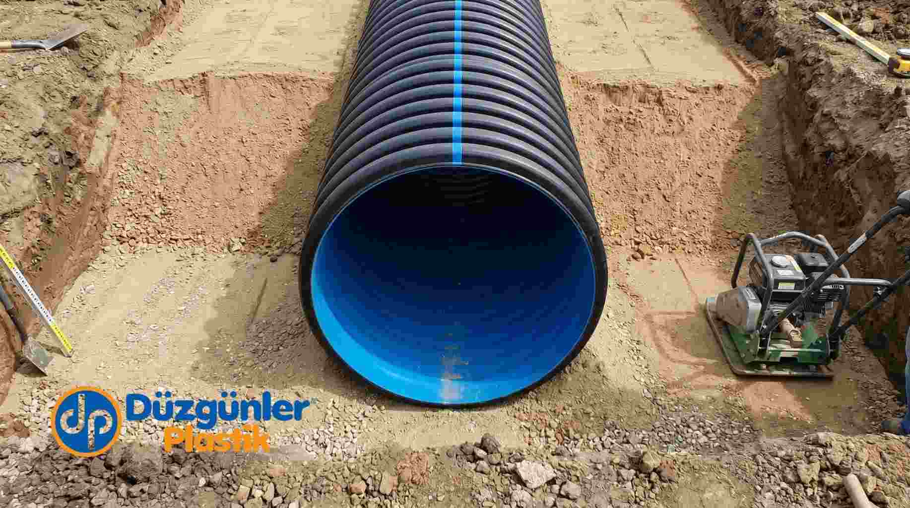 Koruge Boru Gömülürken Yataklama ve Dolgu (Backfill)